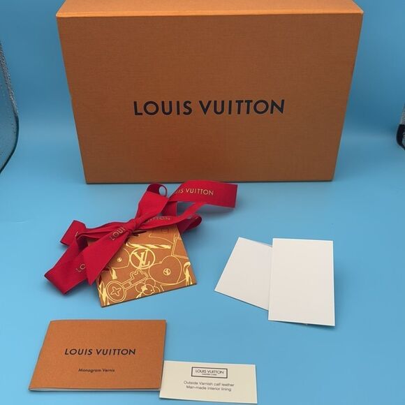 Louis Vuitton Damier Ebene Portefeuille Venice Wallet- box, dust bag, gift set - Picture 8 of 9